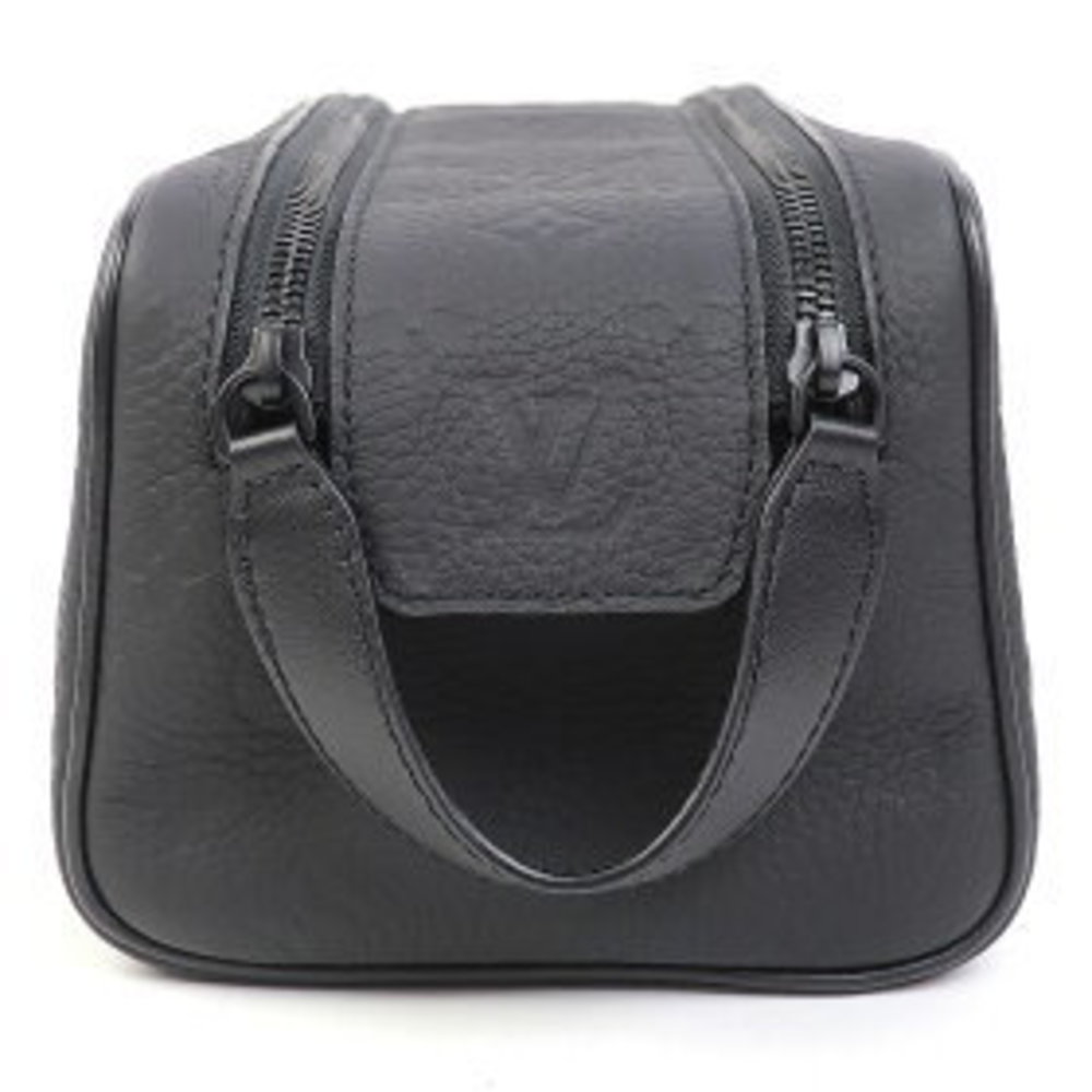 Louis Vuitton Dopp Kit Taurillon Leather Shoulder Bag Pouch Black LV A - Picture 4 of 9